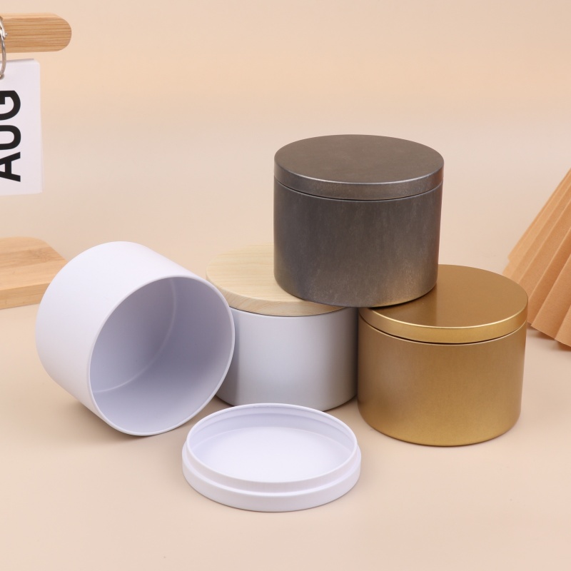 Candle Making Jars With Lids - Toptan 8oz Mum Kutuları Mum Kapları