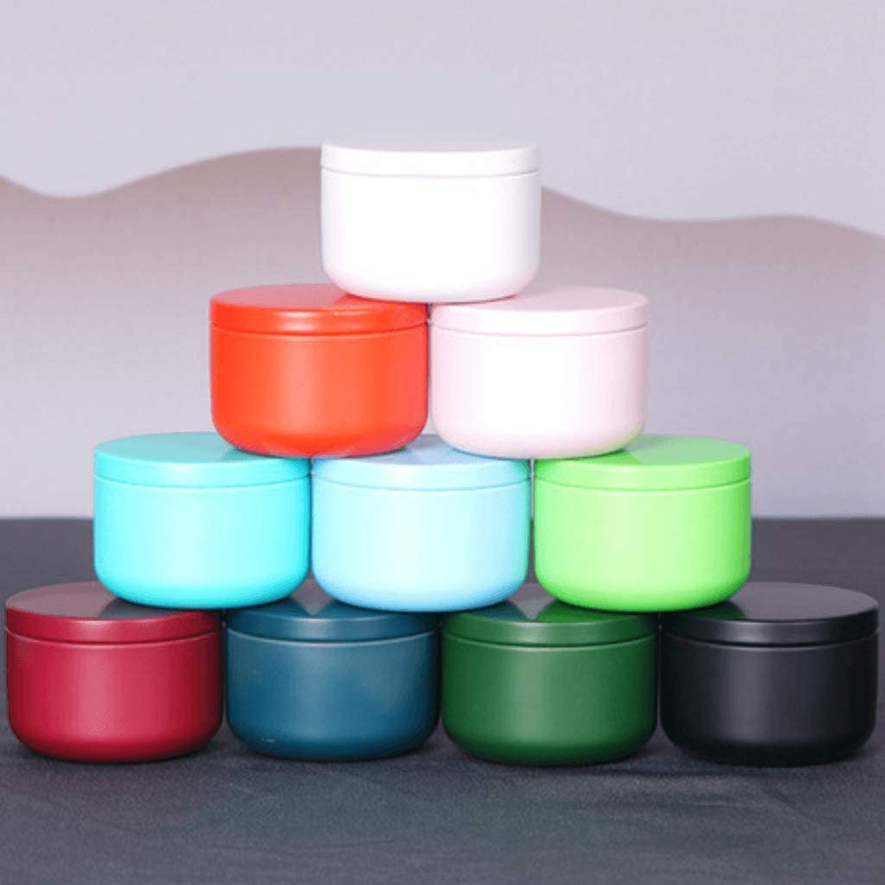 Candle Making Jug - Hava Geçirmez Kapaklı Çay Kutusu Teneke