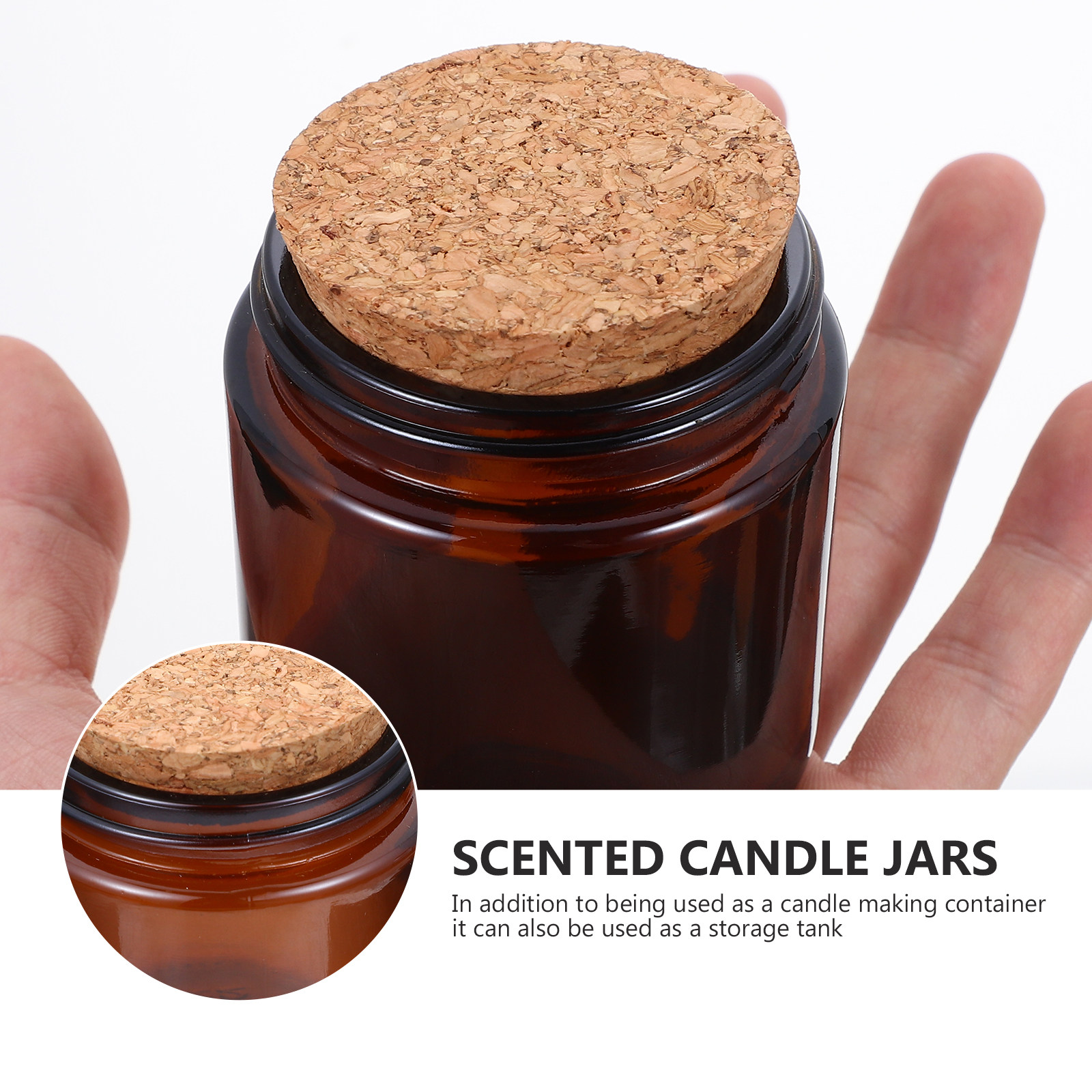 4 Adet Kalın Cam Kavanoz, Doğa - Candle Making Jars With Lids incelemesi ve fiyatı
